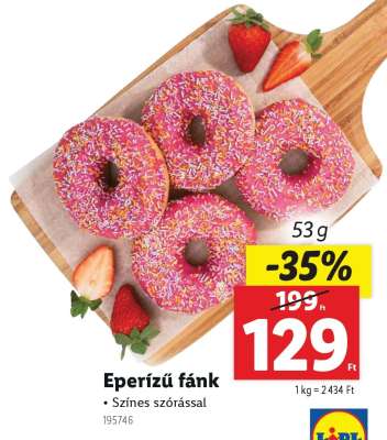 Eperízű fánk