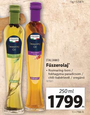 ITALIAMO Fűszerolaj