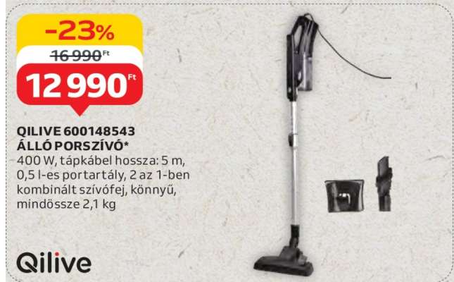 QILIVE 600148543 ÁLLÓ PORSZÍVÓ
