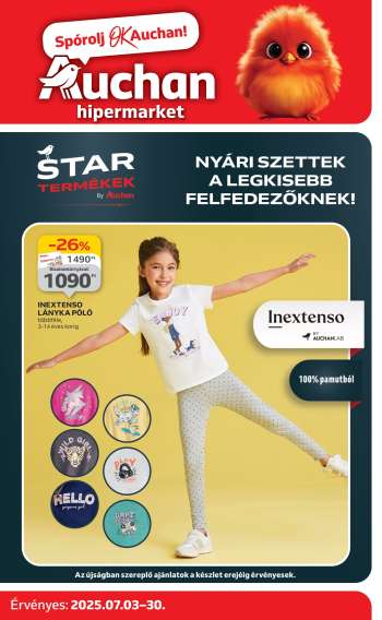 Újság Auchan - 2025.07.03 - 2025.07.30.