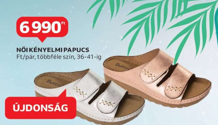 Női kényelmi papucs
