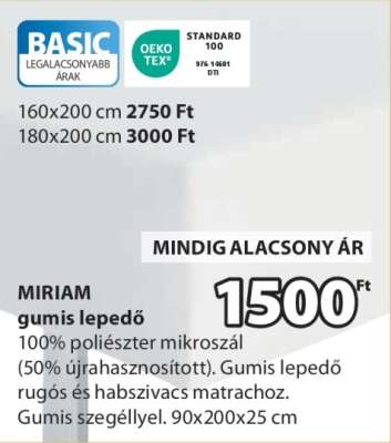 MIRIAM gumis lepedő
