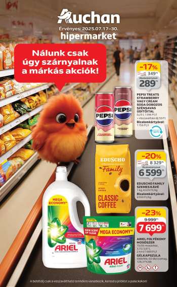 Újság Auchan - 2025.07.17 - 2025.07.30.