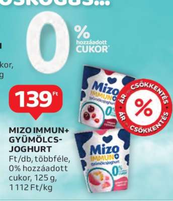 Mizo Immun+ Gyümölcs-Joghurt