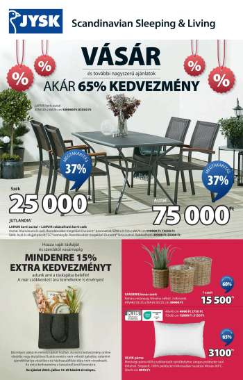 Újság JYSK - 2025.07.16 - 2025.07.29.