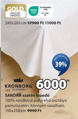 SANDRA szatén lepedő