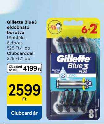 Gillette Blue3 eldobható borotva