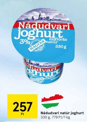 Nádudvari natúr joghurt