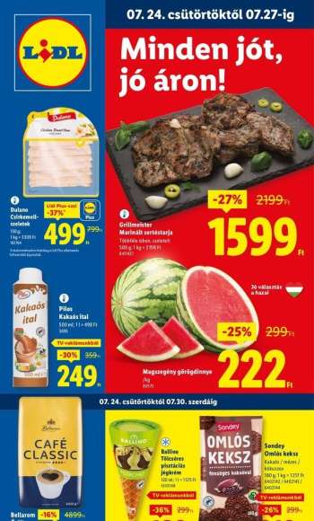 Újság Lidl - 2025.07.24 - 2025.07.30.