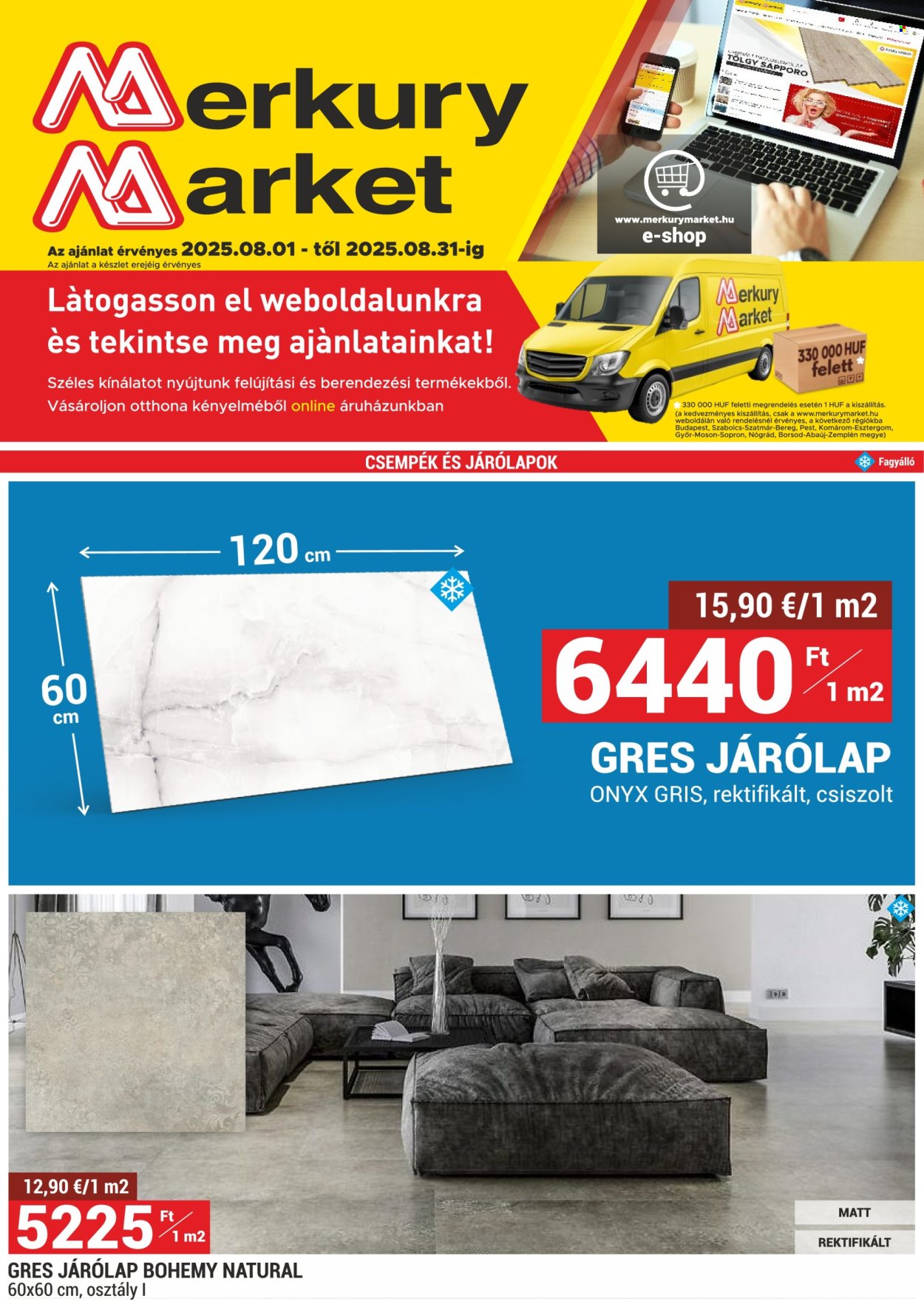 Merkury Market akciós újságok - 2025.08.01 - 2025.08.31. Oldal 1