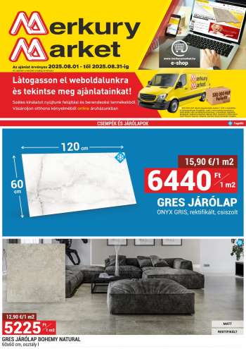 Újság Merkury Market - 2025.08.01 - 2025.08.31.