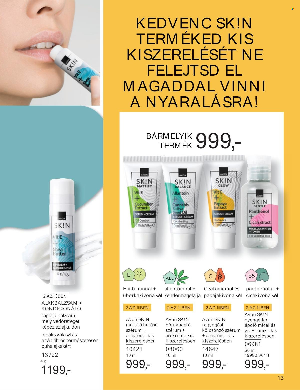 Avon akciós újságok - 2025.08.01 - 2025.08.31. Oldal 13