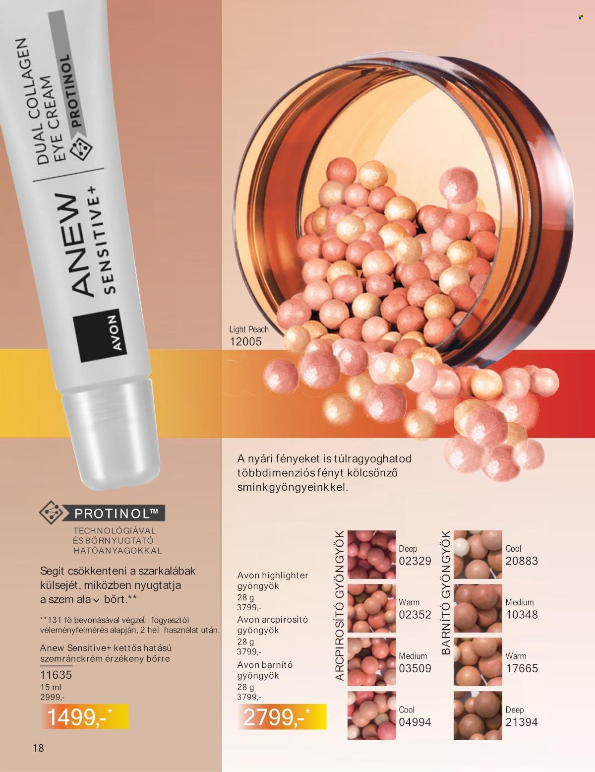 Avon akciós újságok - 2025.08.01 - 2025.08.31. Oldal 18