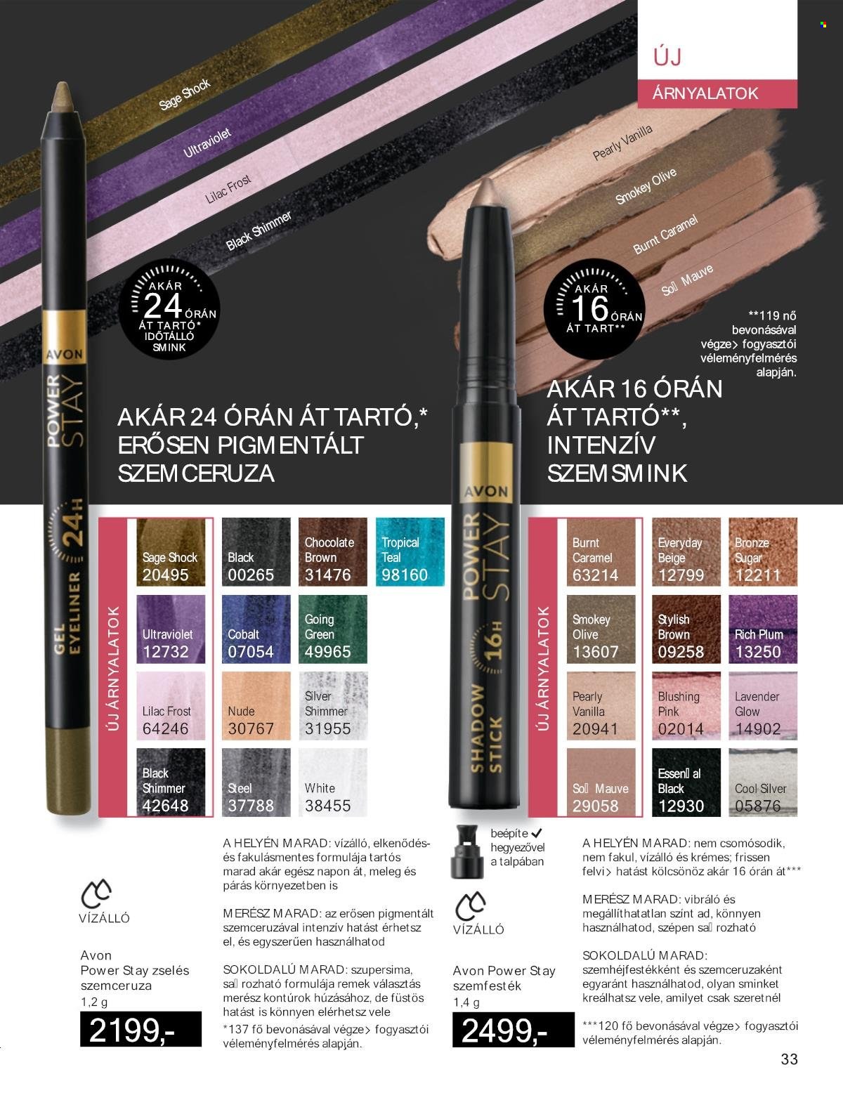 Avon akciós újságok - 2025.08.01 - 2025.08.31. Oldal 33