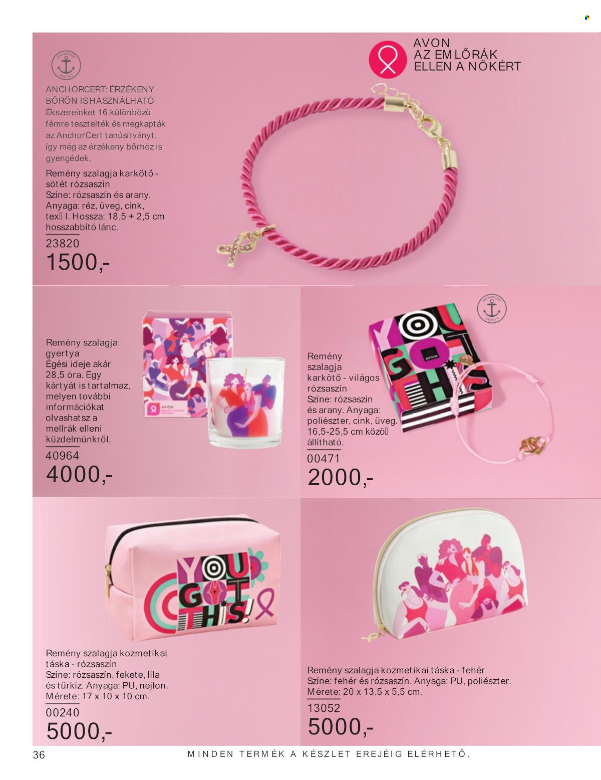 Avon akciós újságok - 2025.08.01 - 2025.08.31. Oldal 36