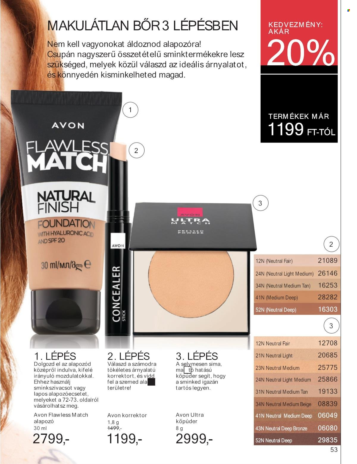 Avon akciós újságok - 2025.08.01 - 2025.08.31. Oldal 53