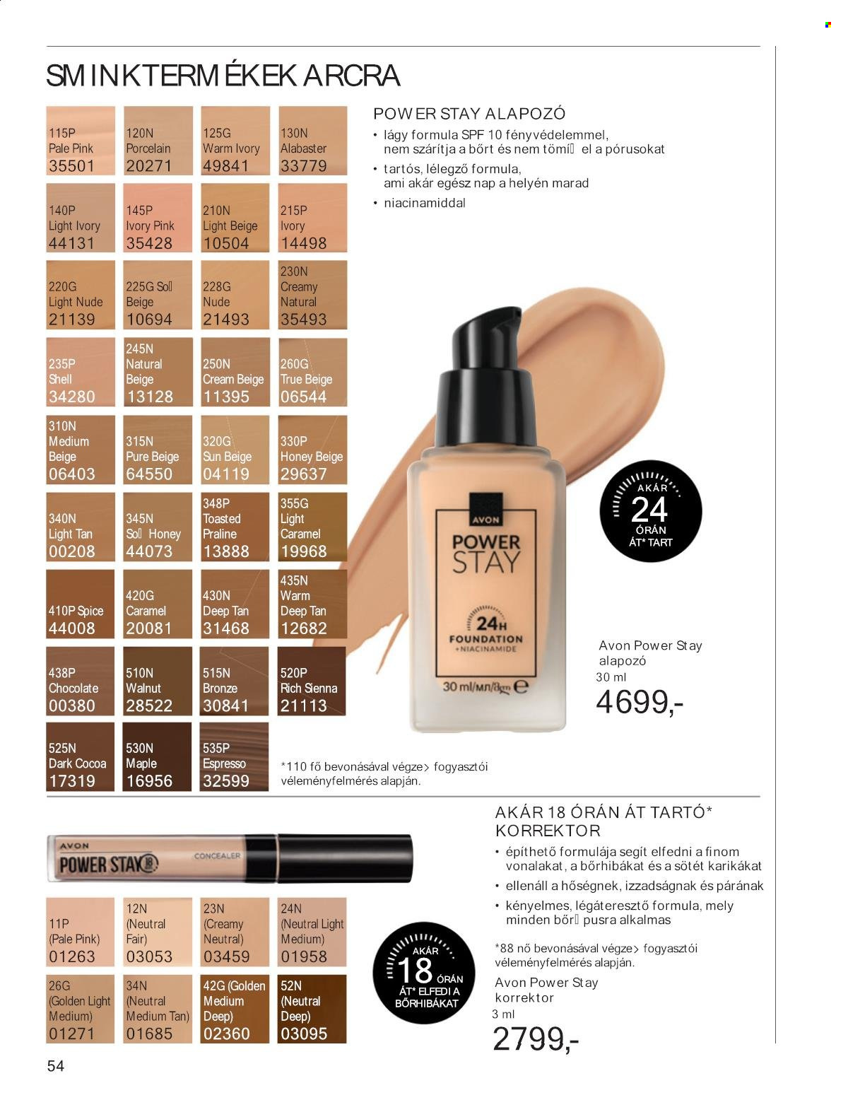 Avon akciós újságok - 2025.08.01 - 2025.08.31. Oldal 54