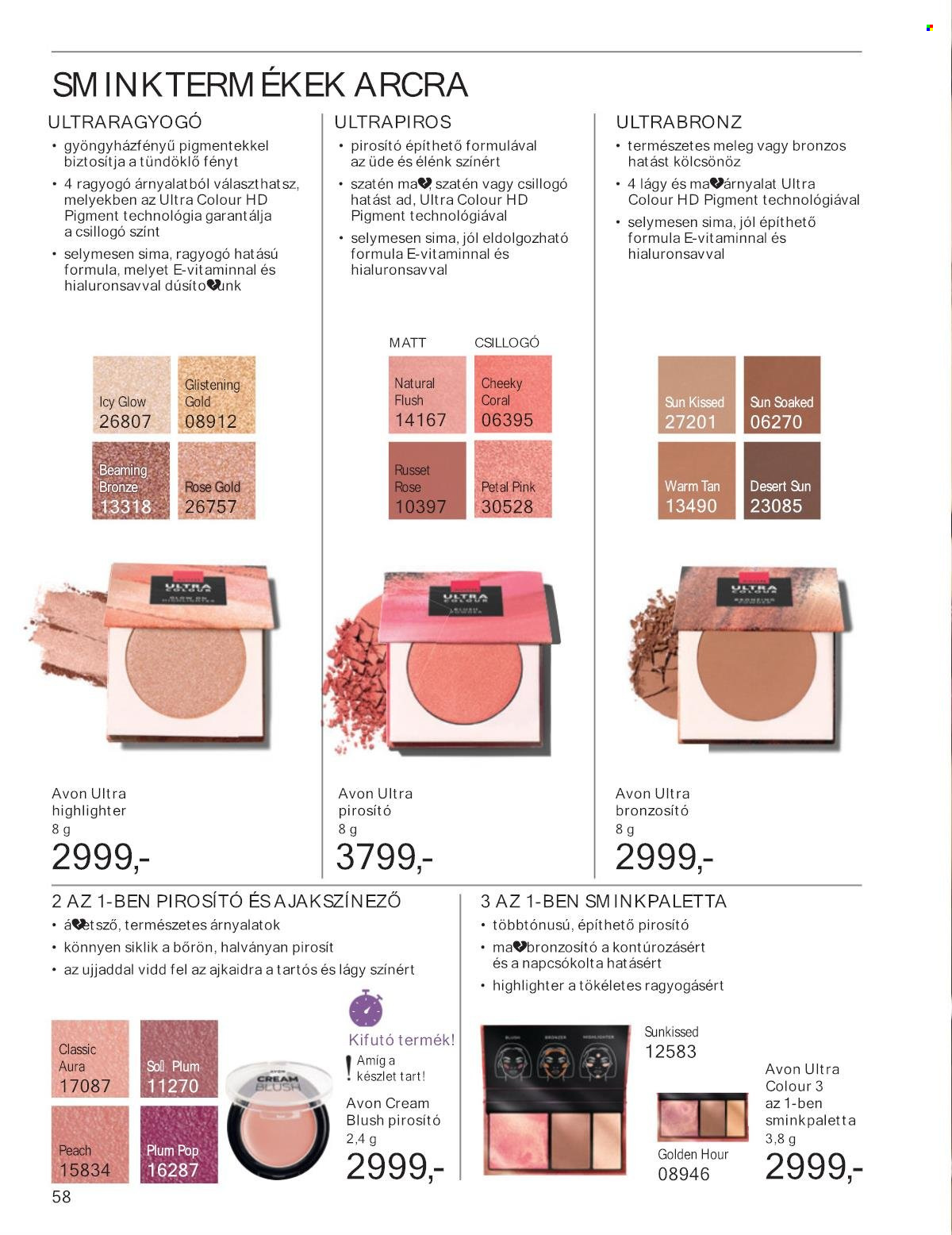 Avon akciós újságok - 2025.08.01 - 2025.08.31. Oldal 58