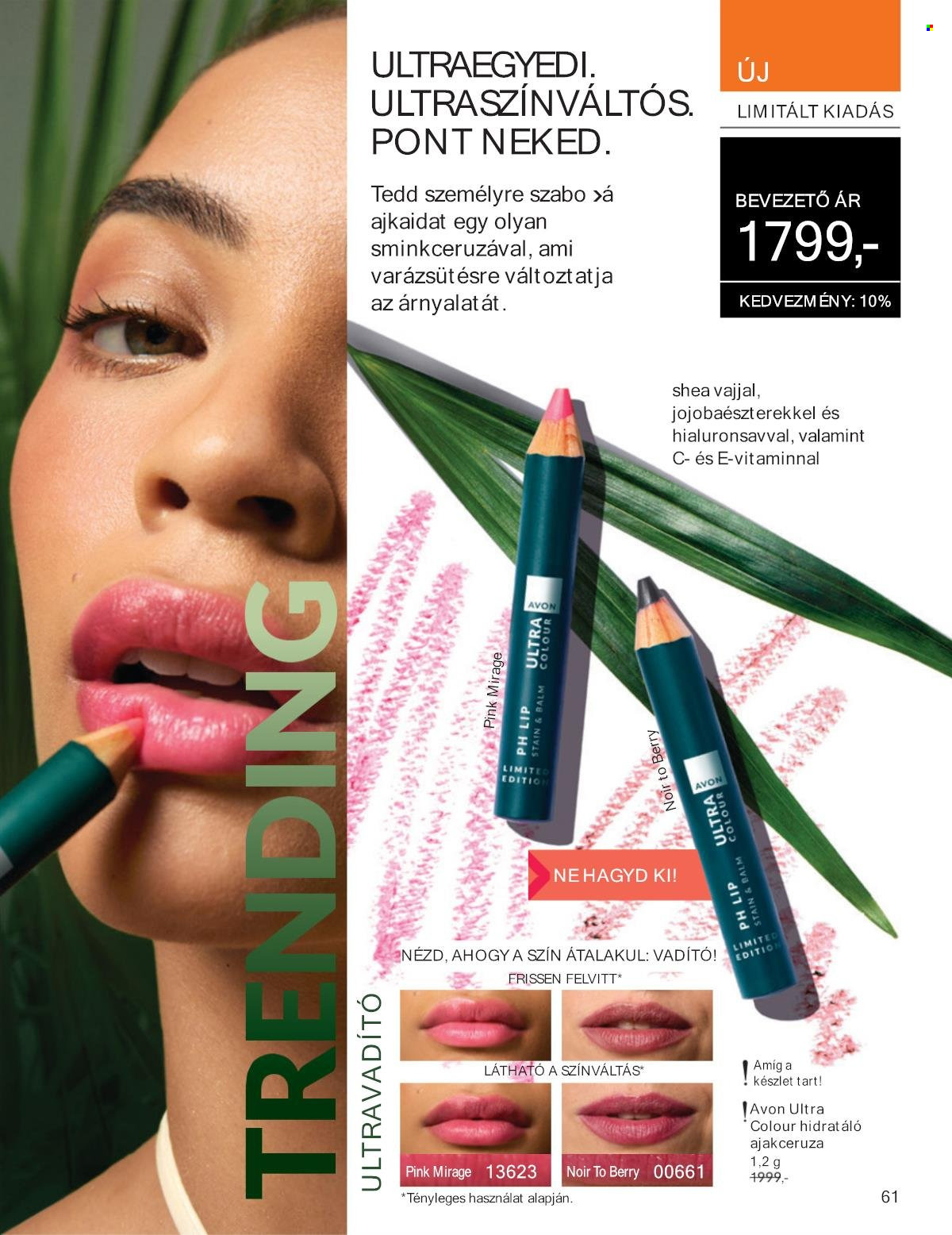 Avon akciós újságok - 2025.08.01 - 2025.08.31. Oldal 61