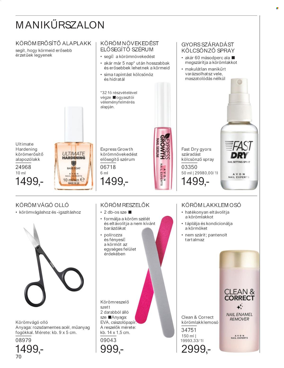 Avon akciós újságok - 2025.08.01 - 2025.08.31. Oldal 70
