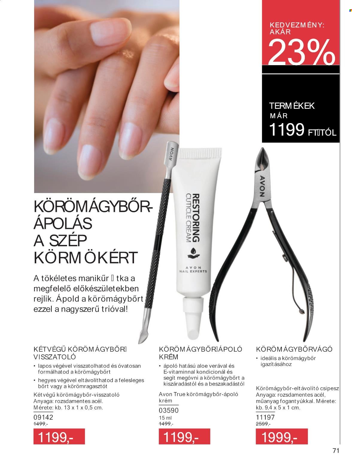 Avon akciós újságok - 2025.08.01 - 2025.08.31. Oldal 71