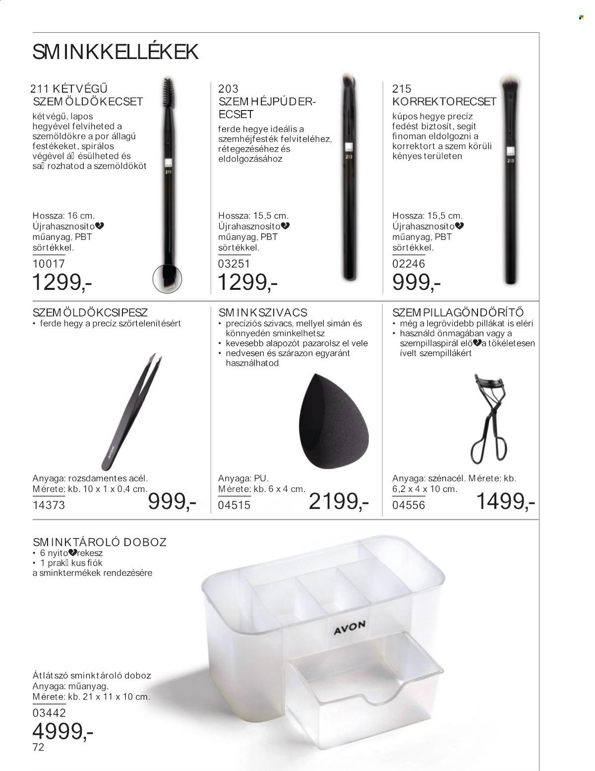 Avon akciós újságok - 2025.08.01 - 2025.08.31. Oldal 72
