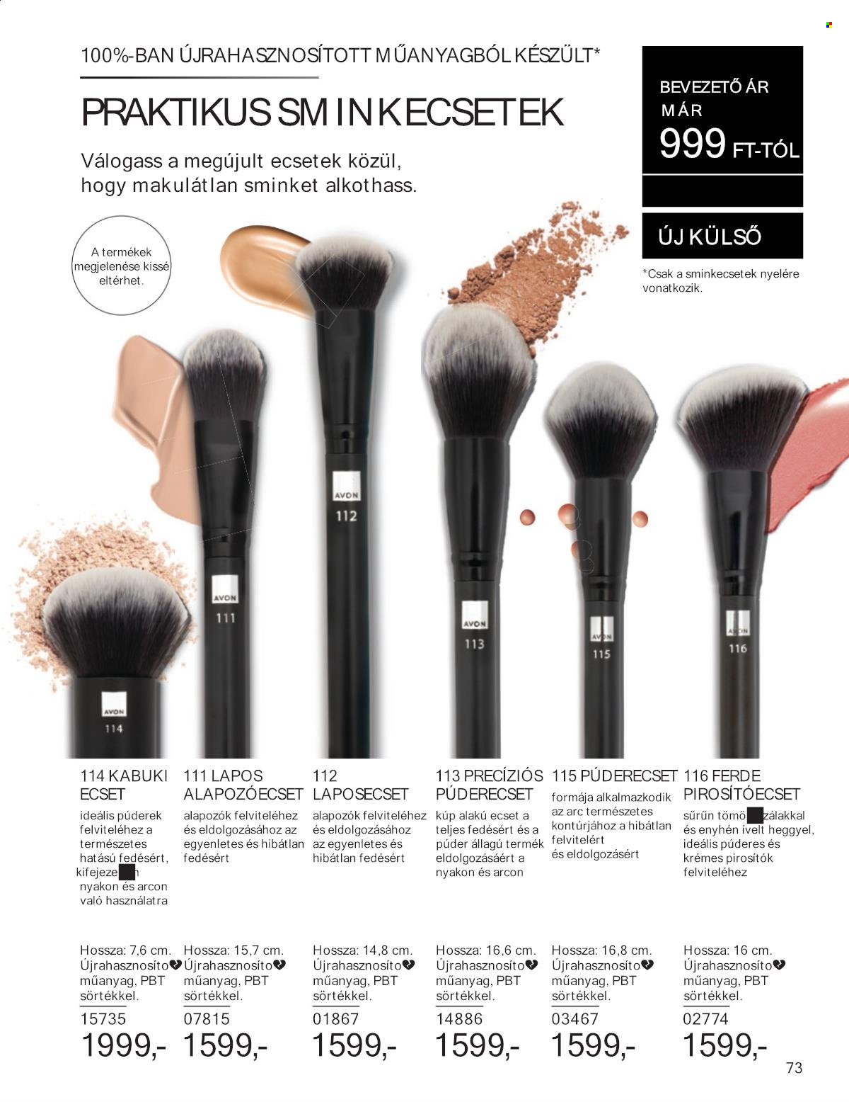 Avon akciós újságok - 2025.08.01 - 2025.08.31. Oldal 73