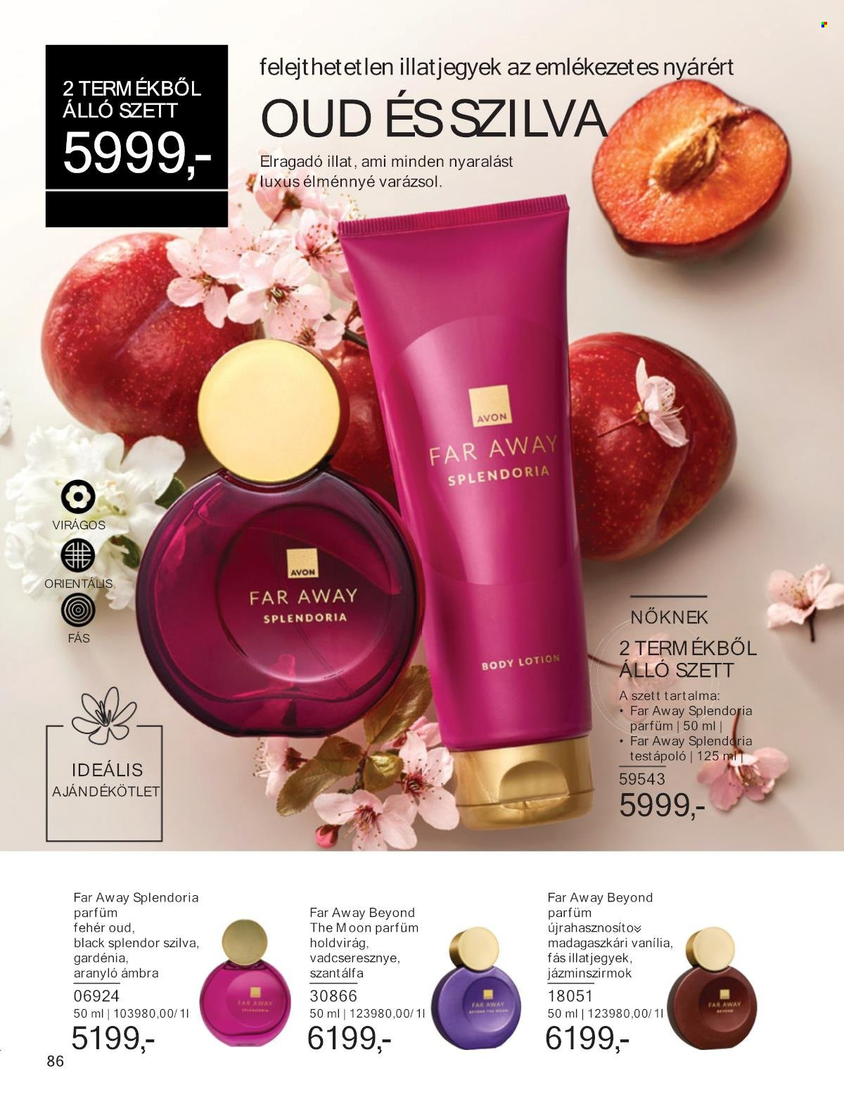 Avon akciós újságok - 2025.08.01 - 2025.08.31. Oldal 86