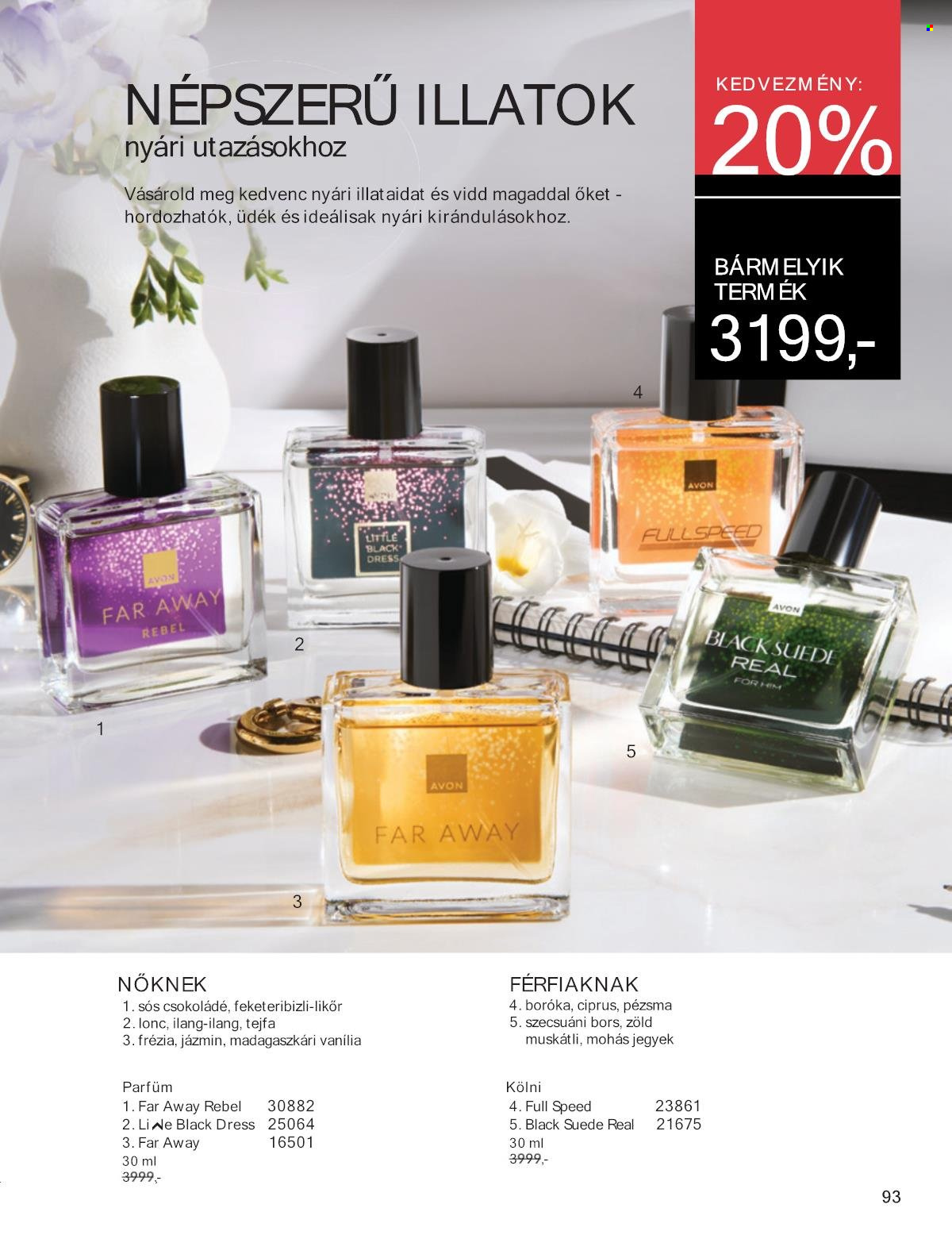 Avon akciós újságok - 2025.08.01 - 2025.08.31. Oldal 93