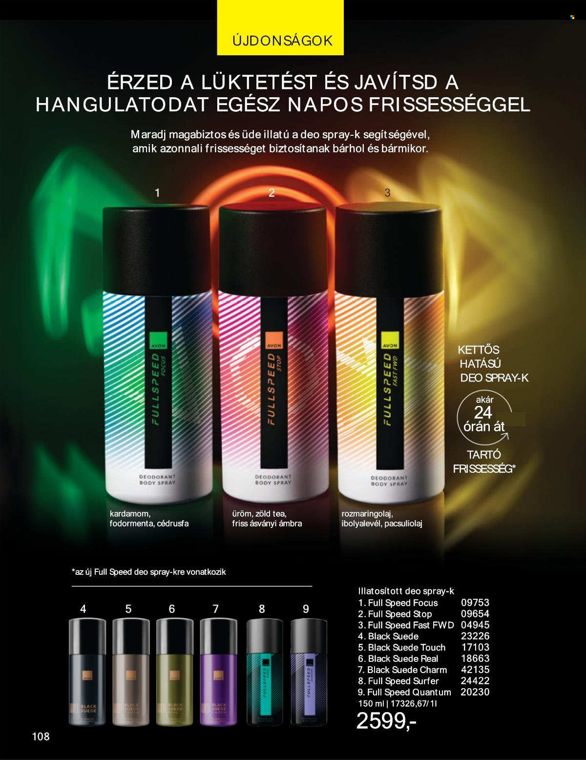 Avon akciós újságok - 2025.08.01 - 2025.08.31. Oldal 108