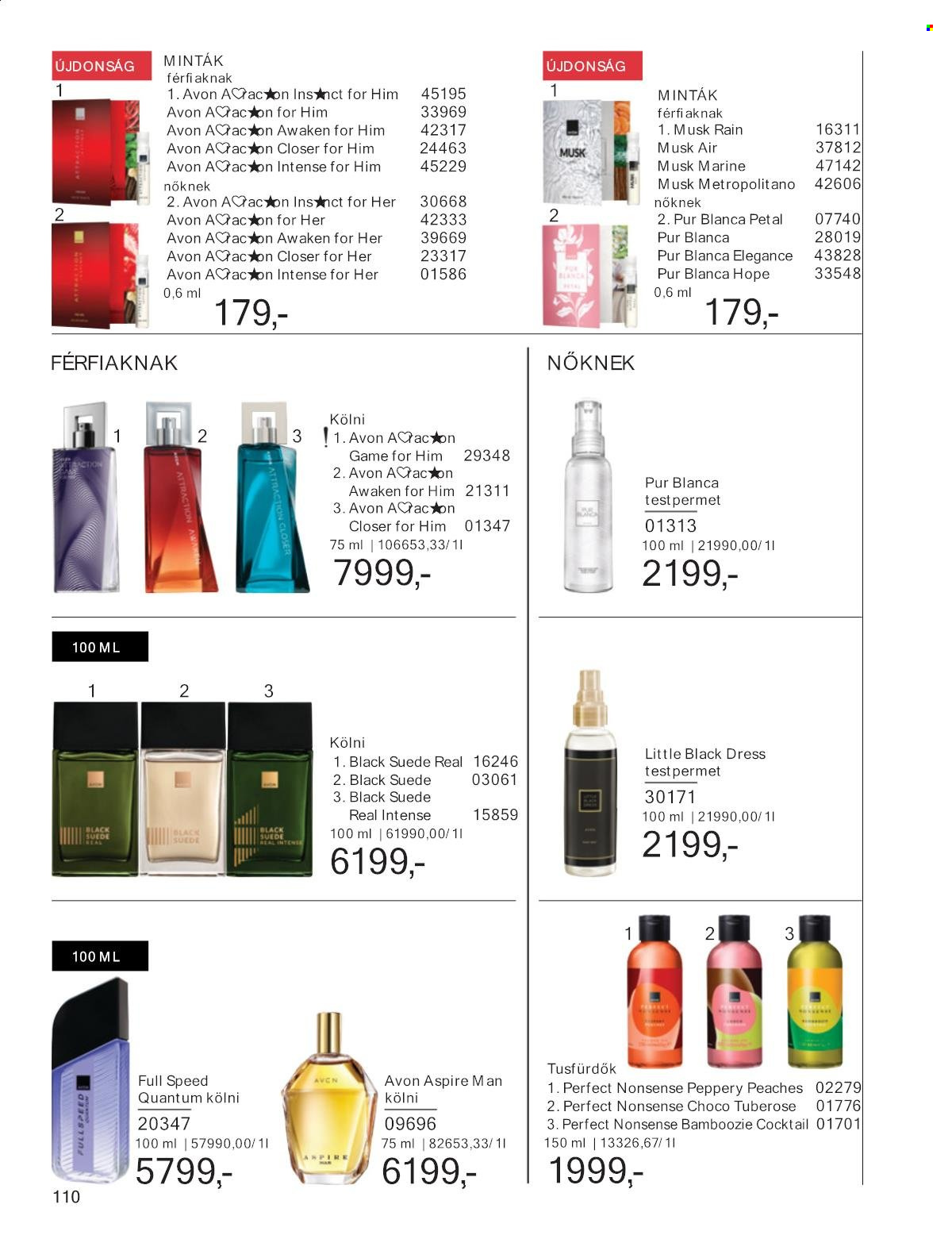 Avon akciós újságok - 2025.08.01 - 2025.08.31. Oldal 109