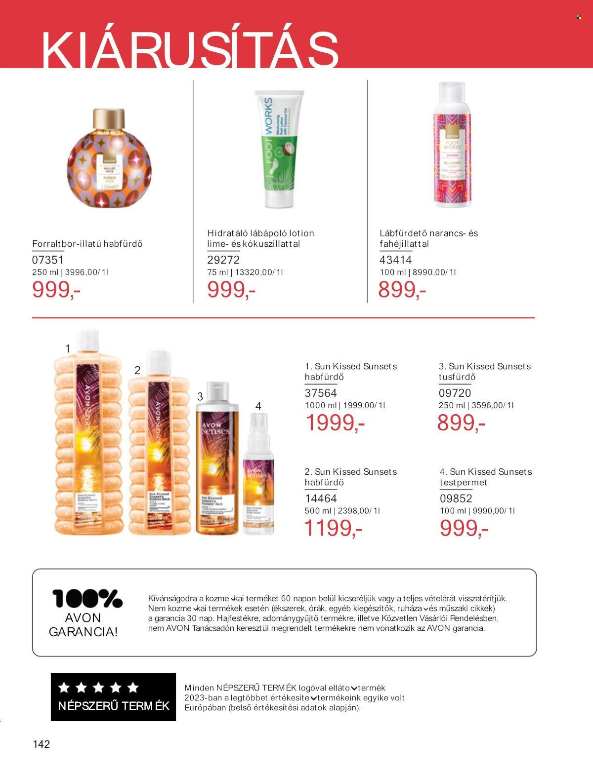 Avon akciós újságok - 2025.08.01 - 2025.08.31. Oldal 141