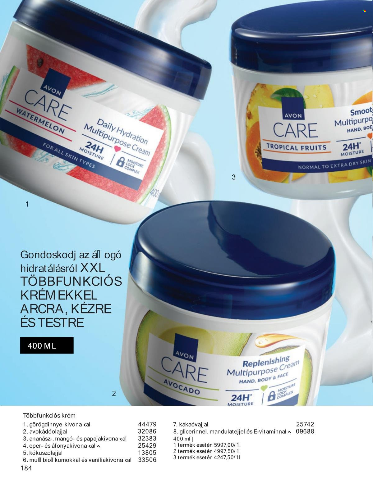 Avon akciós újságok - 2025.08.01 - 2025.08.31. Oldal 183