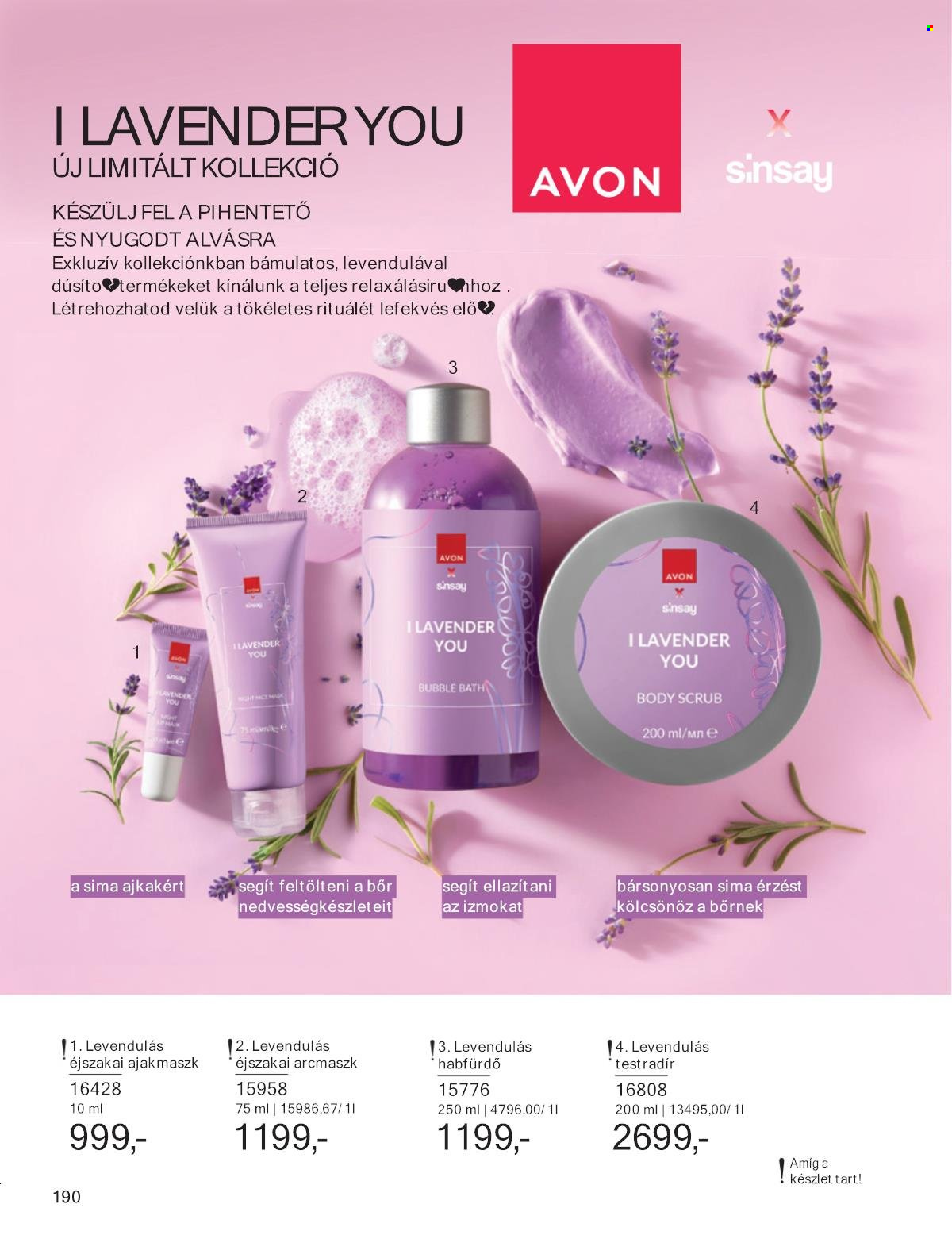 Avon akciós újságok - 2025.08.01 - 2025.08.31. Oldal 189