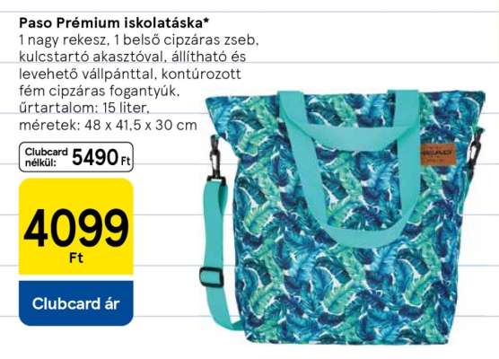 Paso Prémium iskolatáska