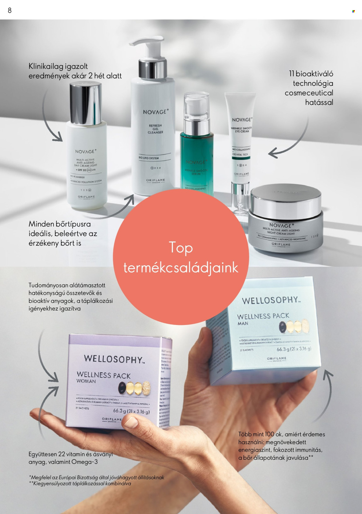 Oriflame akciós újságok. Oldal 8