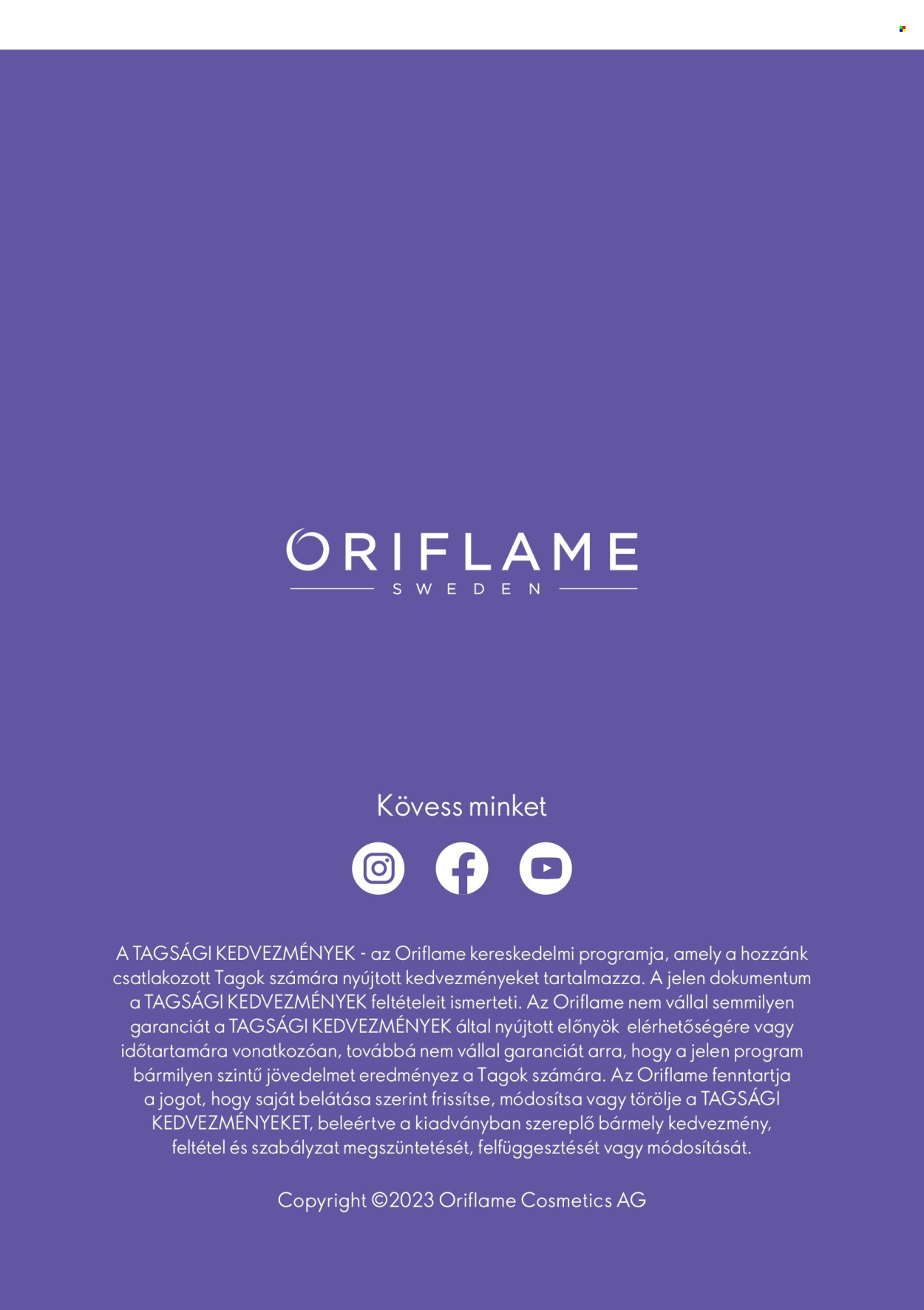 Oriflame akciós újságok. Oldal 12