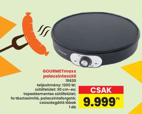 GOURMETmaxx palacsintasütő