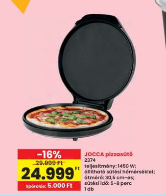 JOCCA pizzasütő