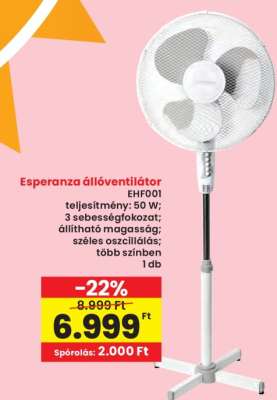 Esperanza állóventilátor