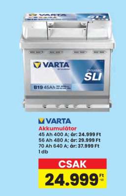 Varta akkumulátor