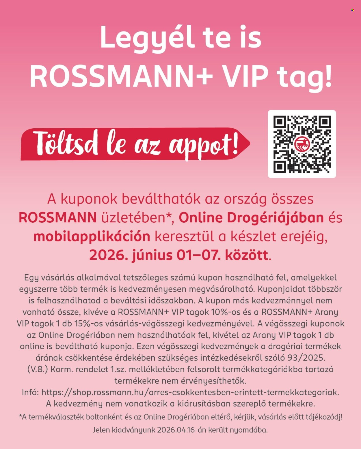 Rossmann akciós újságok - 2026.06.01 - 2026.06.07. Oldal 11