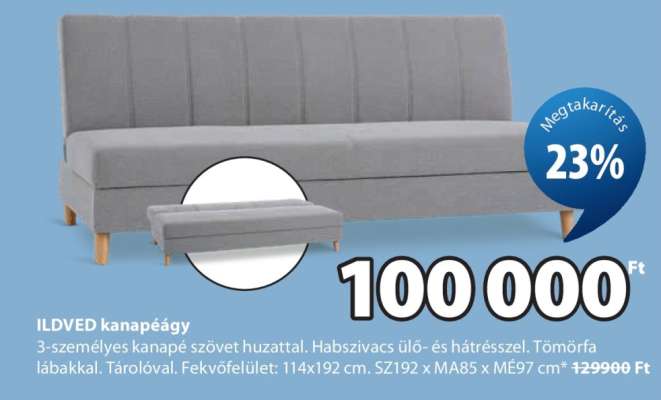 ILDVED KANAPÉÁGY