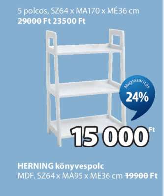 HERNING KÖNYVESPOLC