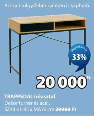 TRAPPEDAL íróasztal