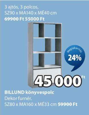 BILLUND KÖNYVESPOLC