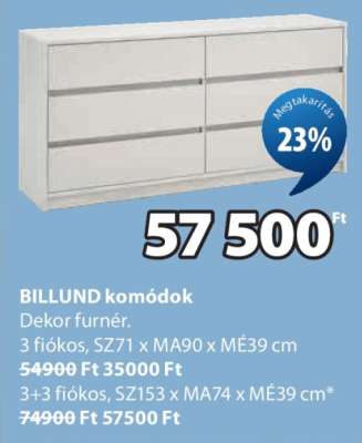 BILLUND komódok