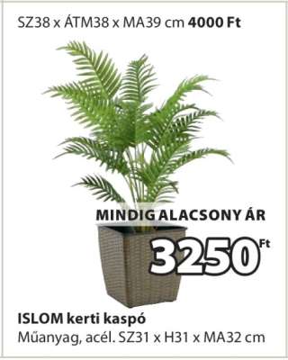 ISLOM kerti kaspó