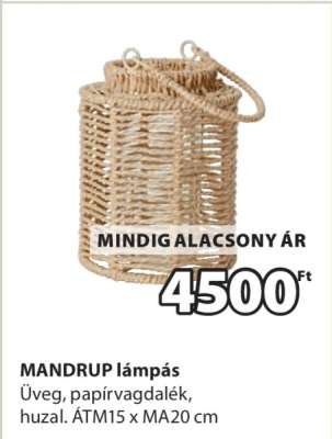 MANDRUP lámpás