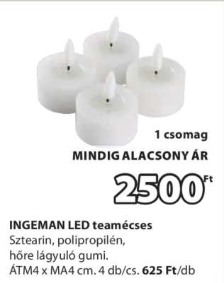 INGEMAN LED teamécses